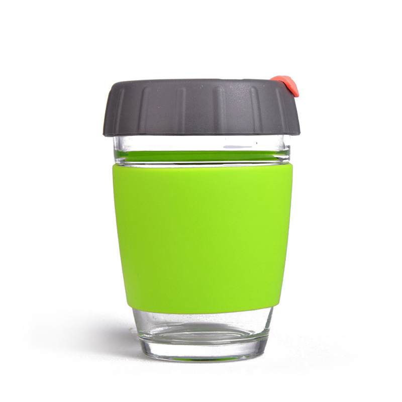 硅膠杯套，定制硅膠杯套【杯身+蓋子】